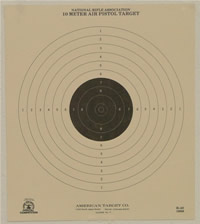 10 Meter (33 Ft.) Air Pistol Single Bullseye