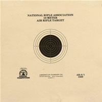 10 Meter (33 Ft.) Air Rifle Single Bullseye