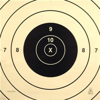 Center for 200 Yard Standard Military Target