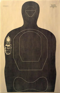 Denver Police Training and Qualification Target