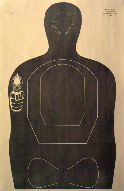 Denver Police Training and Qualification Target