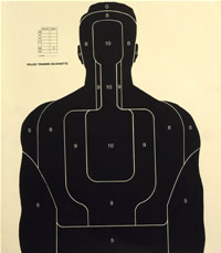 BT 5B S.D. Law Enforcement Training Target