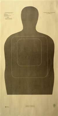 Law Enforcement Silhouette Target