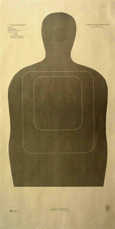 Law Enforcement Silhouette Target