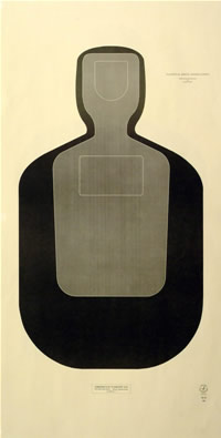 Law Enforcement Silhouette Target