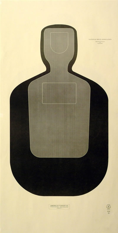 Law Enforcement Silhouette Target