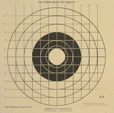 S-1 100 yard in-sight target