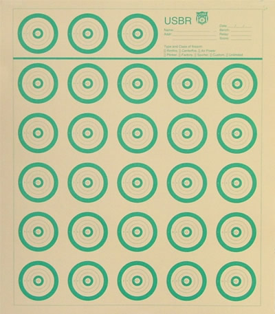 United States Bench Rest target