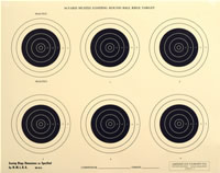 National Muzzle Loading Rifle Association Type-50 yard 6 Bullseye