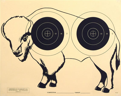 National Muzzle Loading Rifle Association Type-Buffalo 2 Bullseye 50 and 100 yard