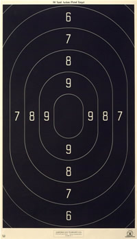 50 Yard Combat Target Action Pistol