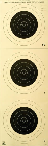 A 25 100 Yard Small Bore Three Bullseye Tournament