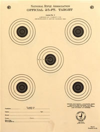 TQ 5/5 25 Foot Small Bore Five Bullseye