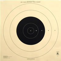 200 Yard SR Target - scoring to seven ring